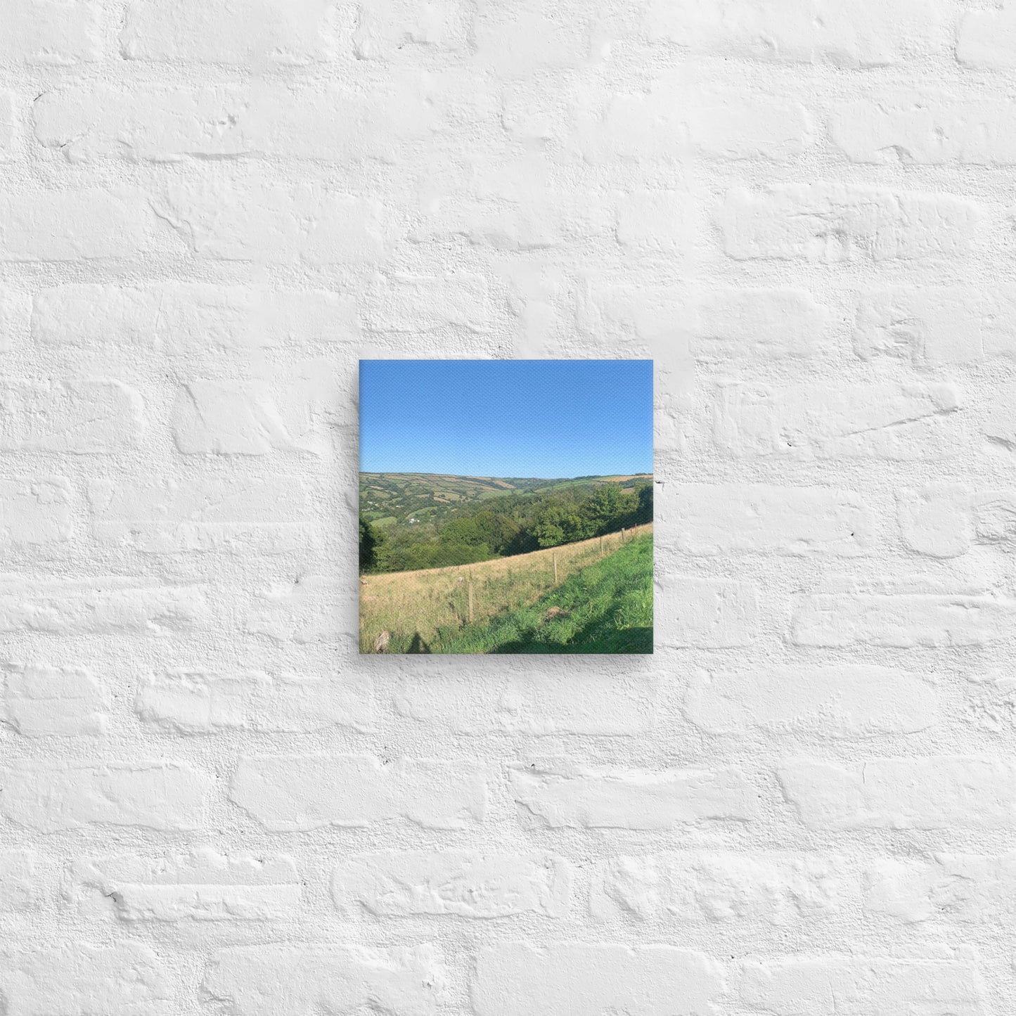 Coombe Martin view on canvas