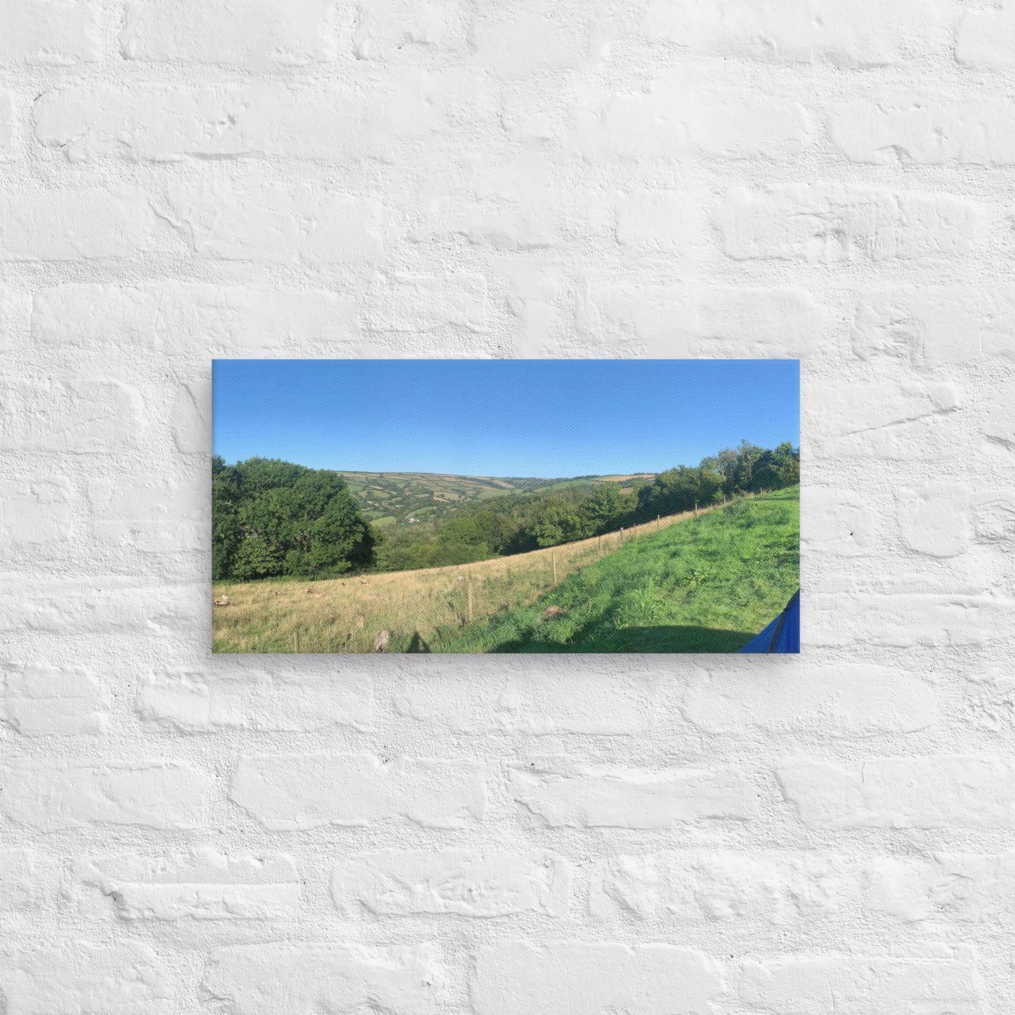 Coombe Martin view on canvas