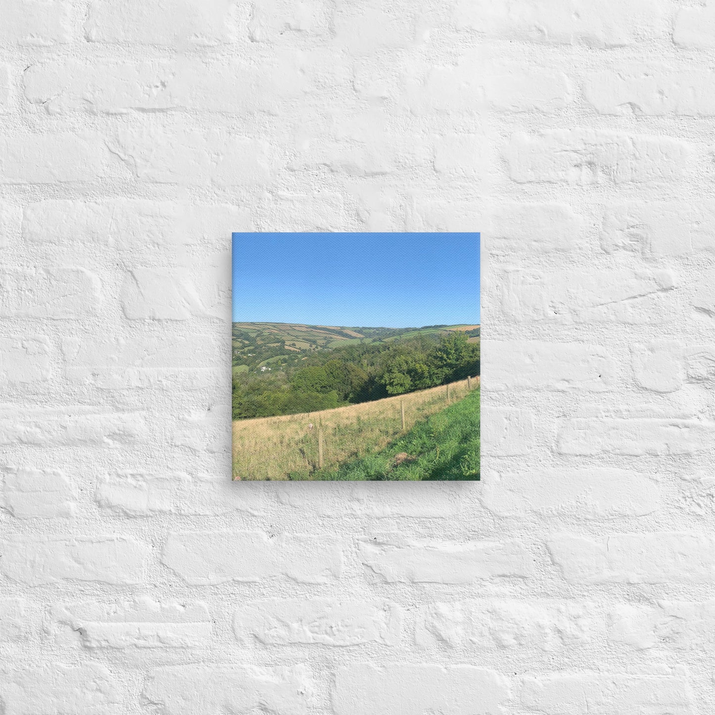 Coombe Martin view on canvas