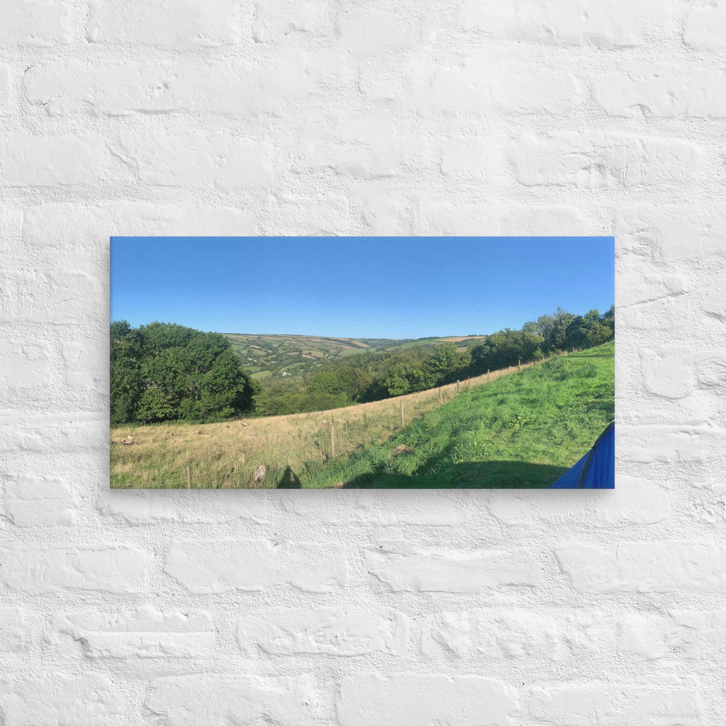 Coombe Martin view on canvas
