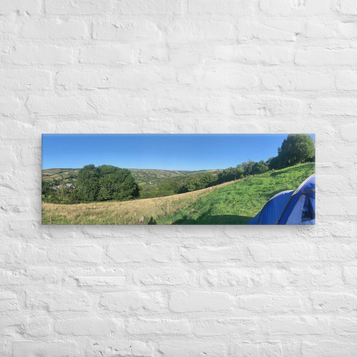 Coombe Martin view on canvas