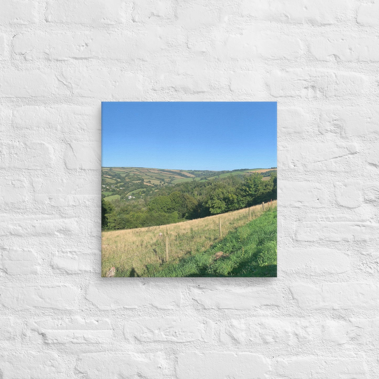 Coombe Martin view on canvas