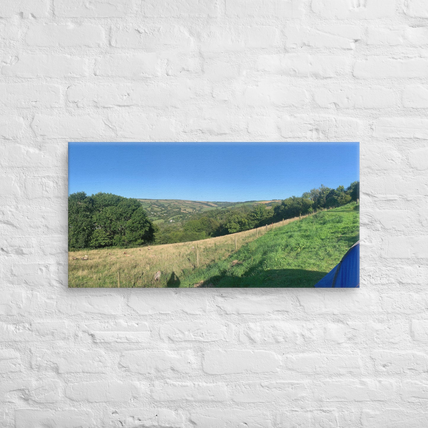 Coombe Martin view on canvas