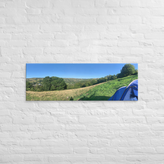 Coombe Martin view on canvas