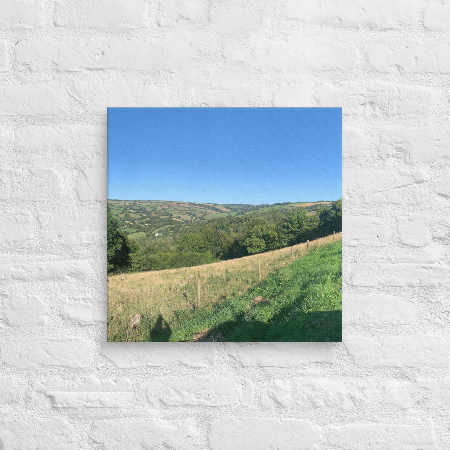 Coombe Martin view on canvas