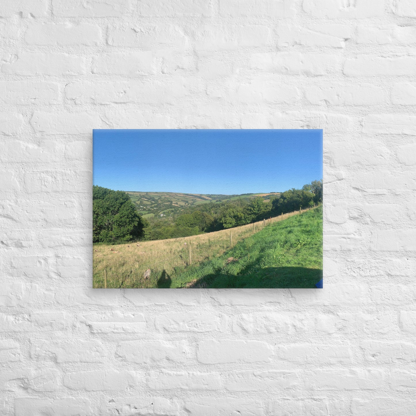 Coombe Martin view on canvas