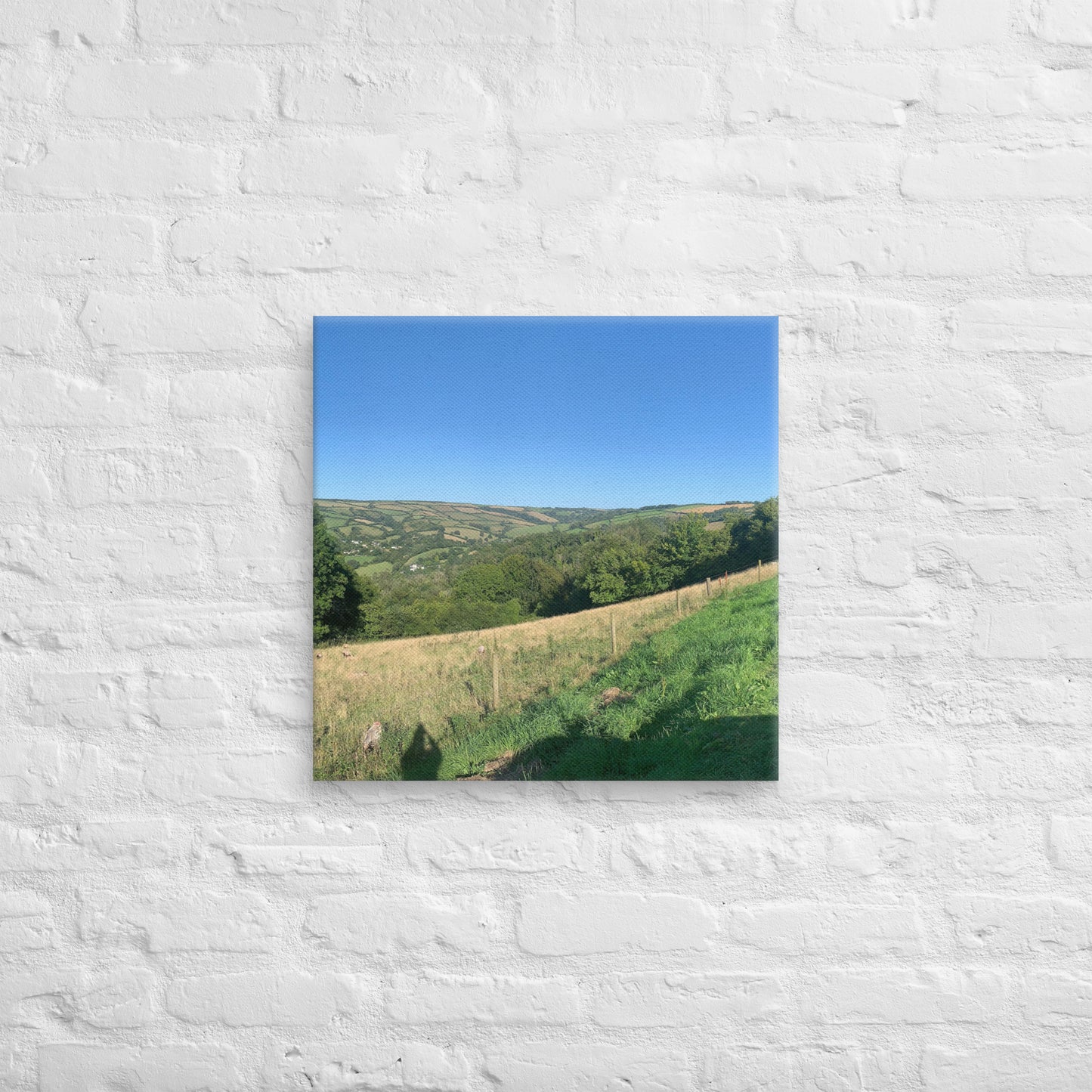 Coombe Martin view on canvas