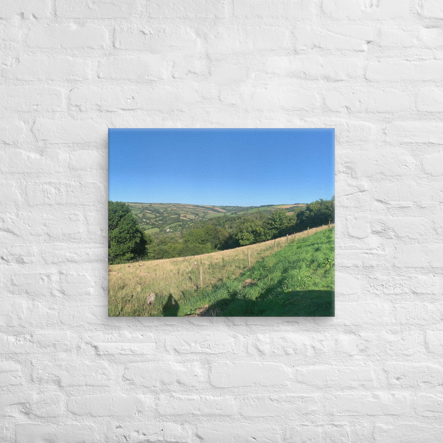 Coombe Martin view on canvas