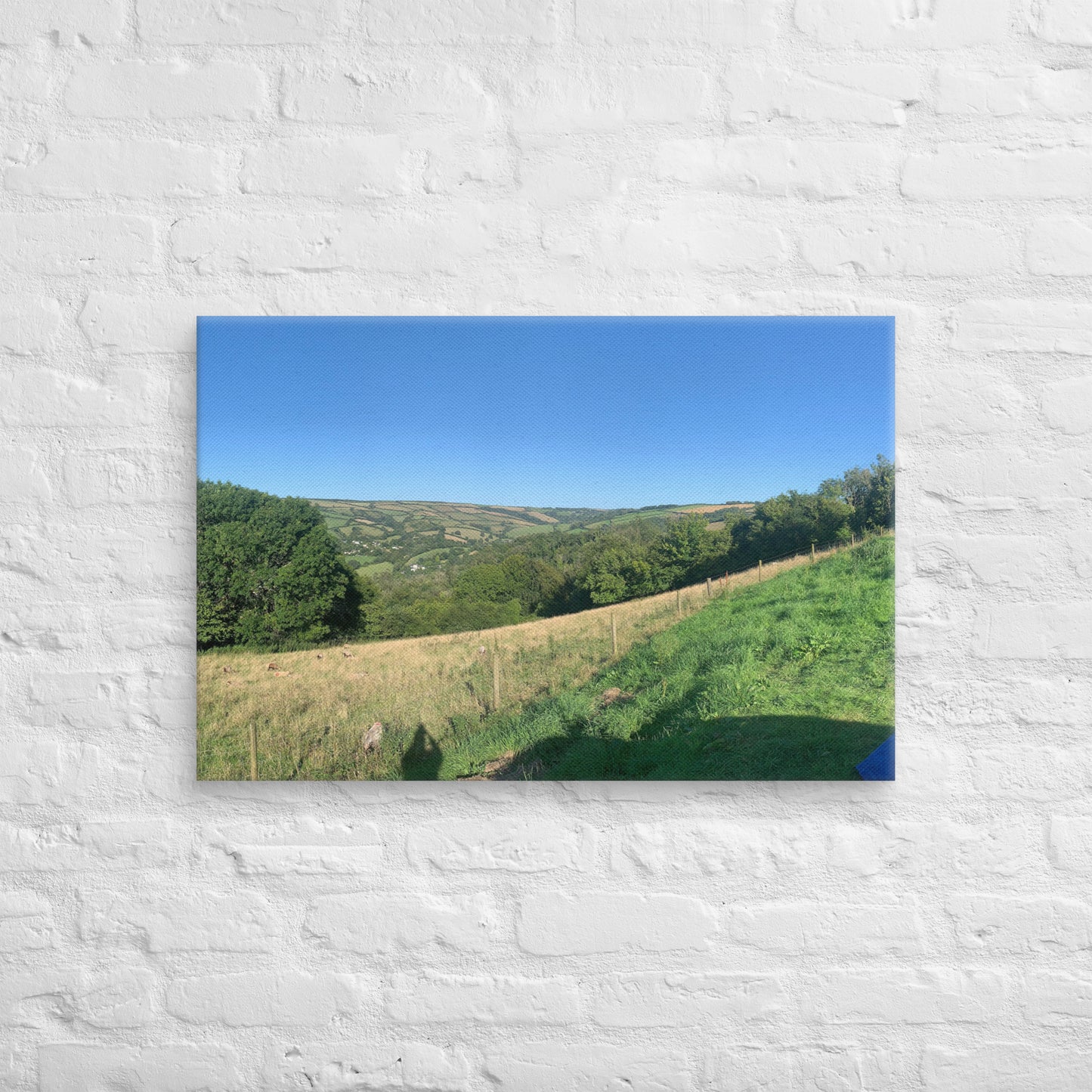 Coombe Martin view on canvas