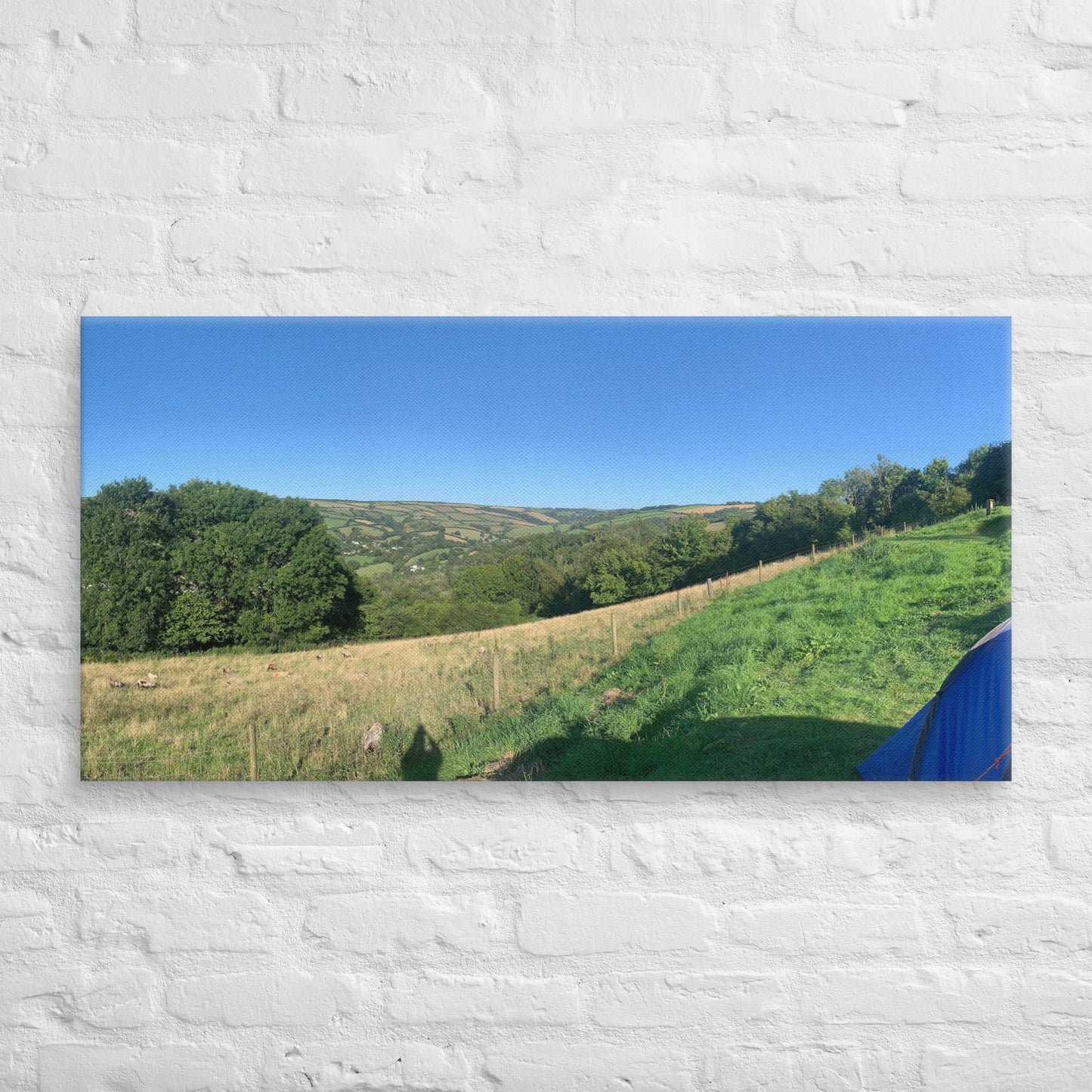 Coombe Martin view on canvas