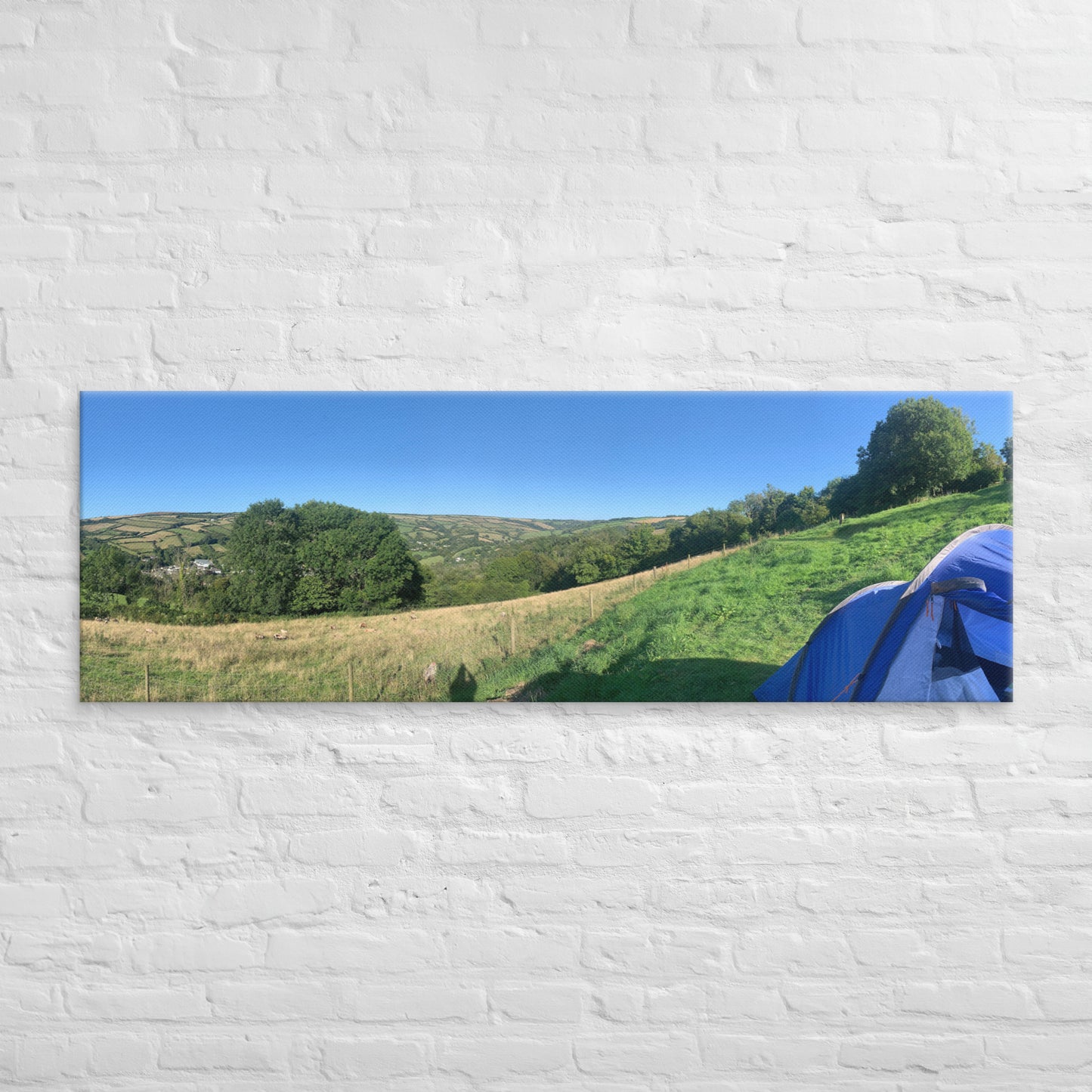 Coombe Martin view on canvas
