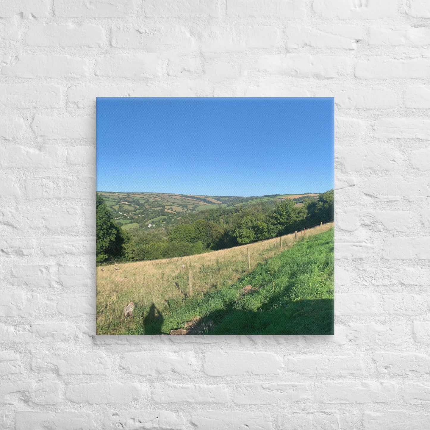 Coombe Martin view on canvas