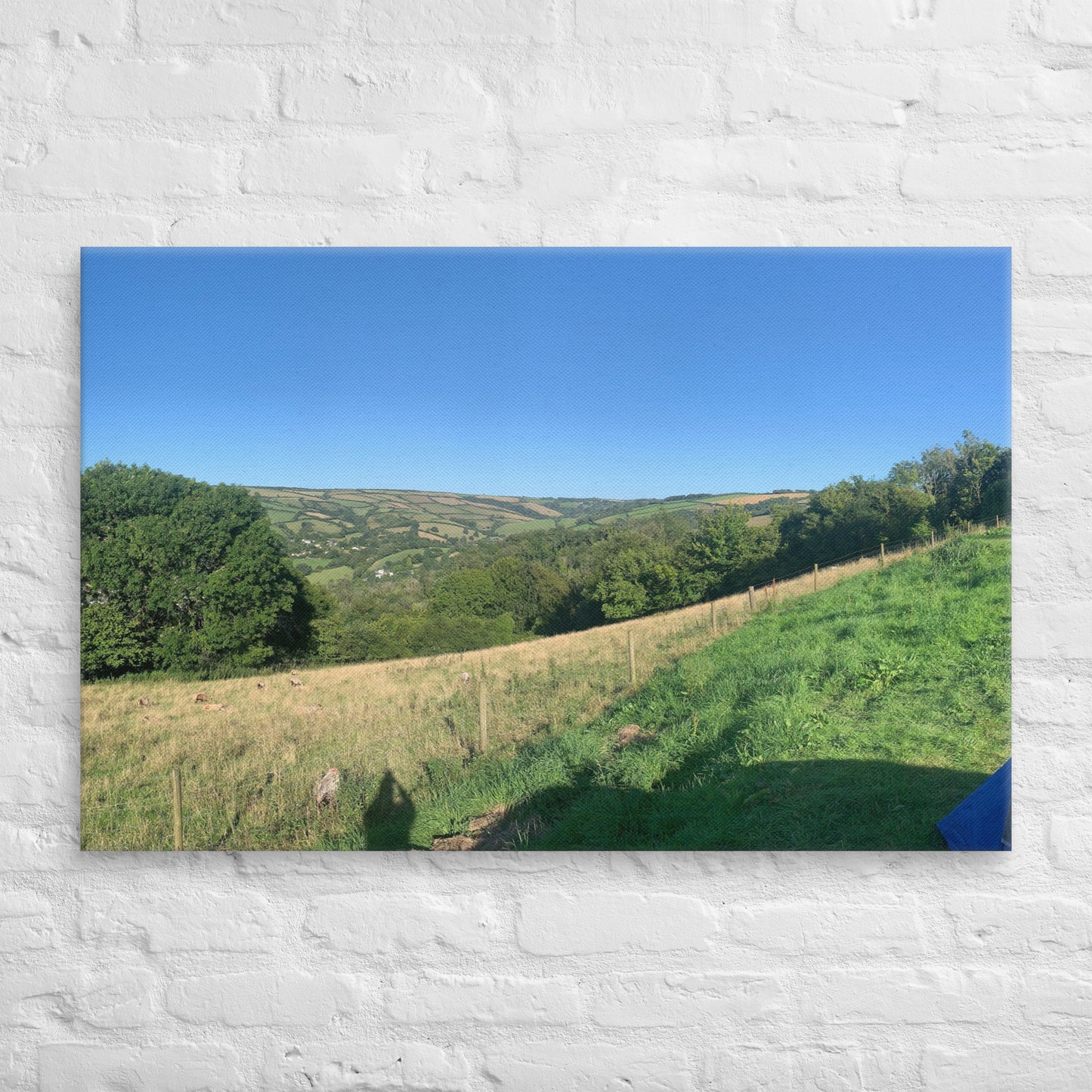 Coombe Martin view on canvas