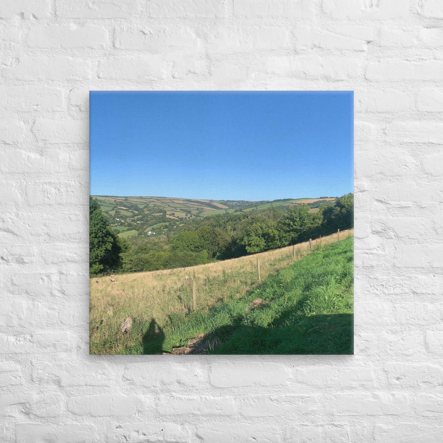 Coombe Martin view on canvas