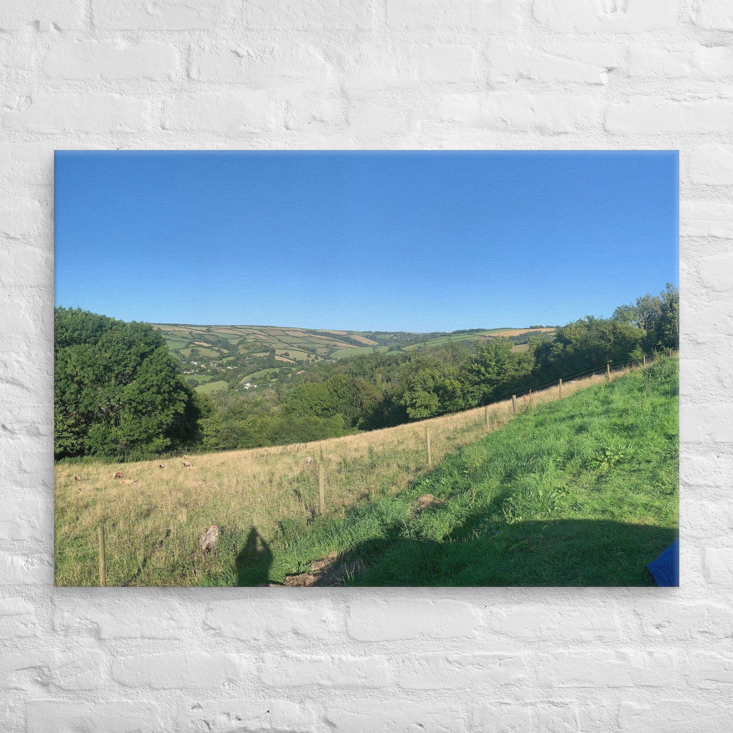 Coombe Martin view on canvas