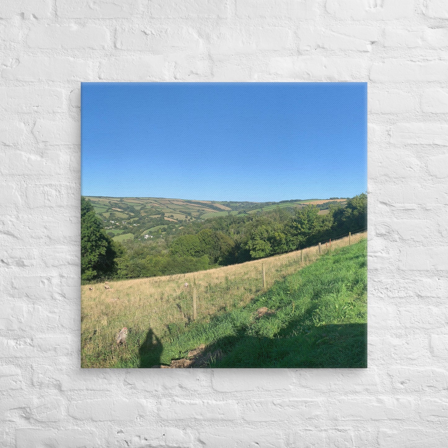 Coombe Martin view on canvas