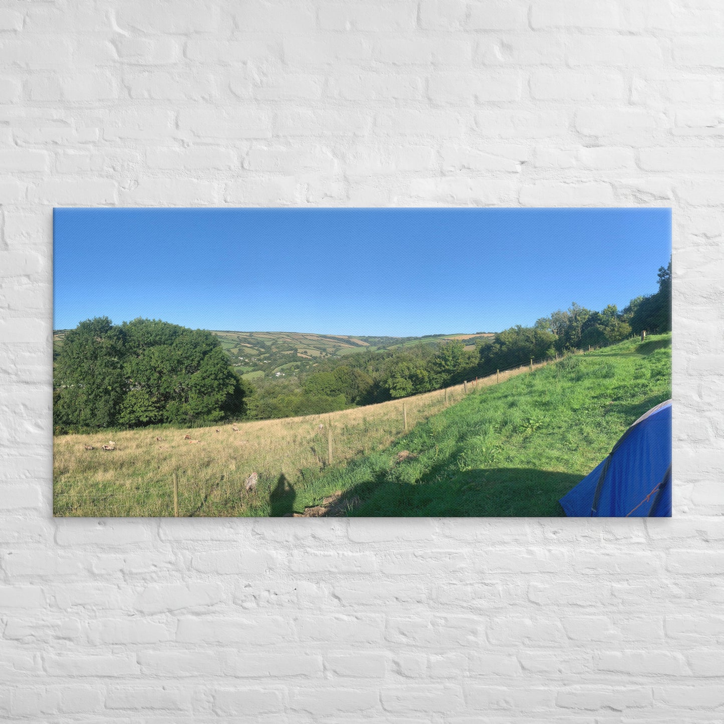 Coombe Martin view on canvas