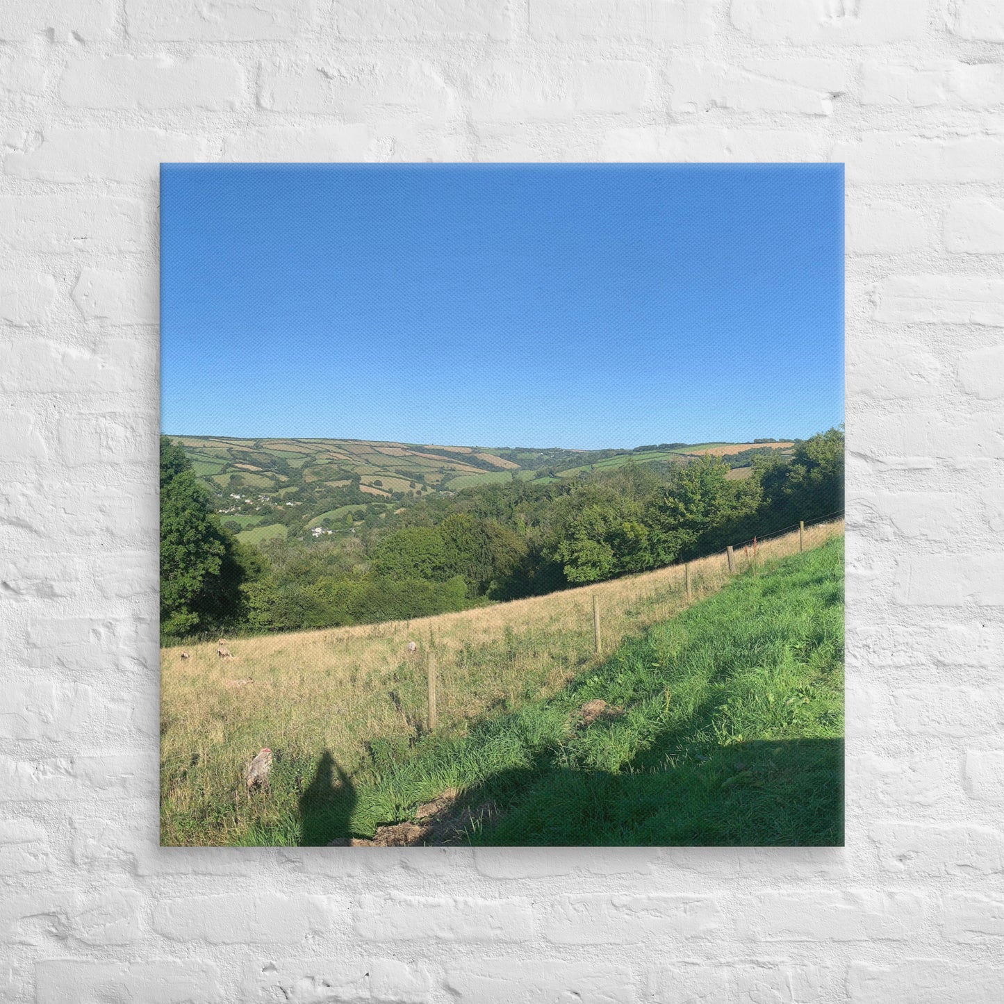Coombe Martin view on canvas
