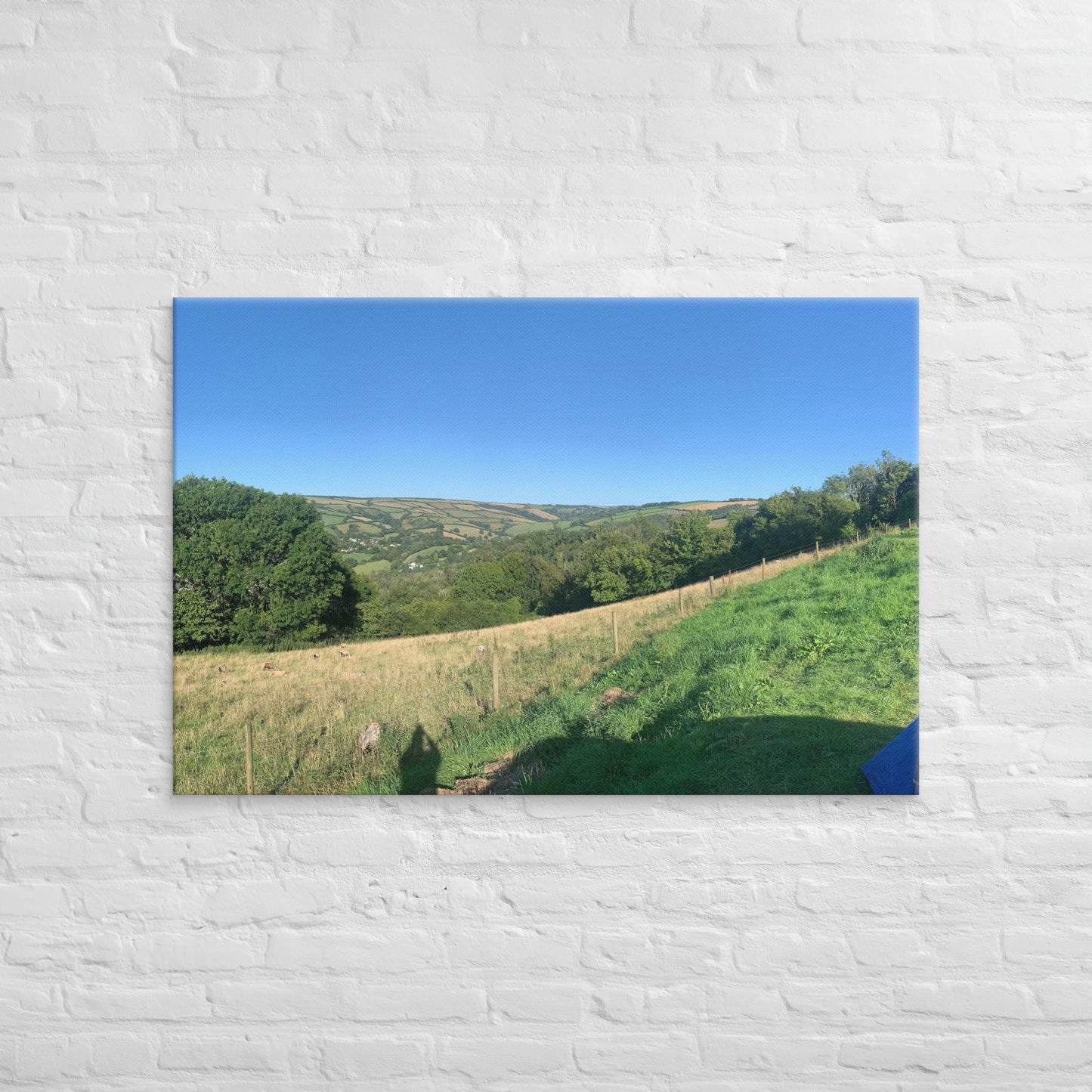 Coombe Martin view on canvas