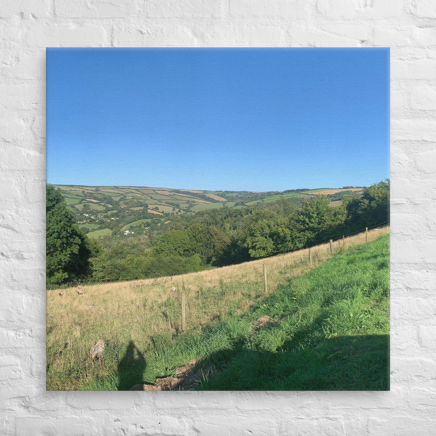 Coombe Martin view on canvas