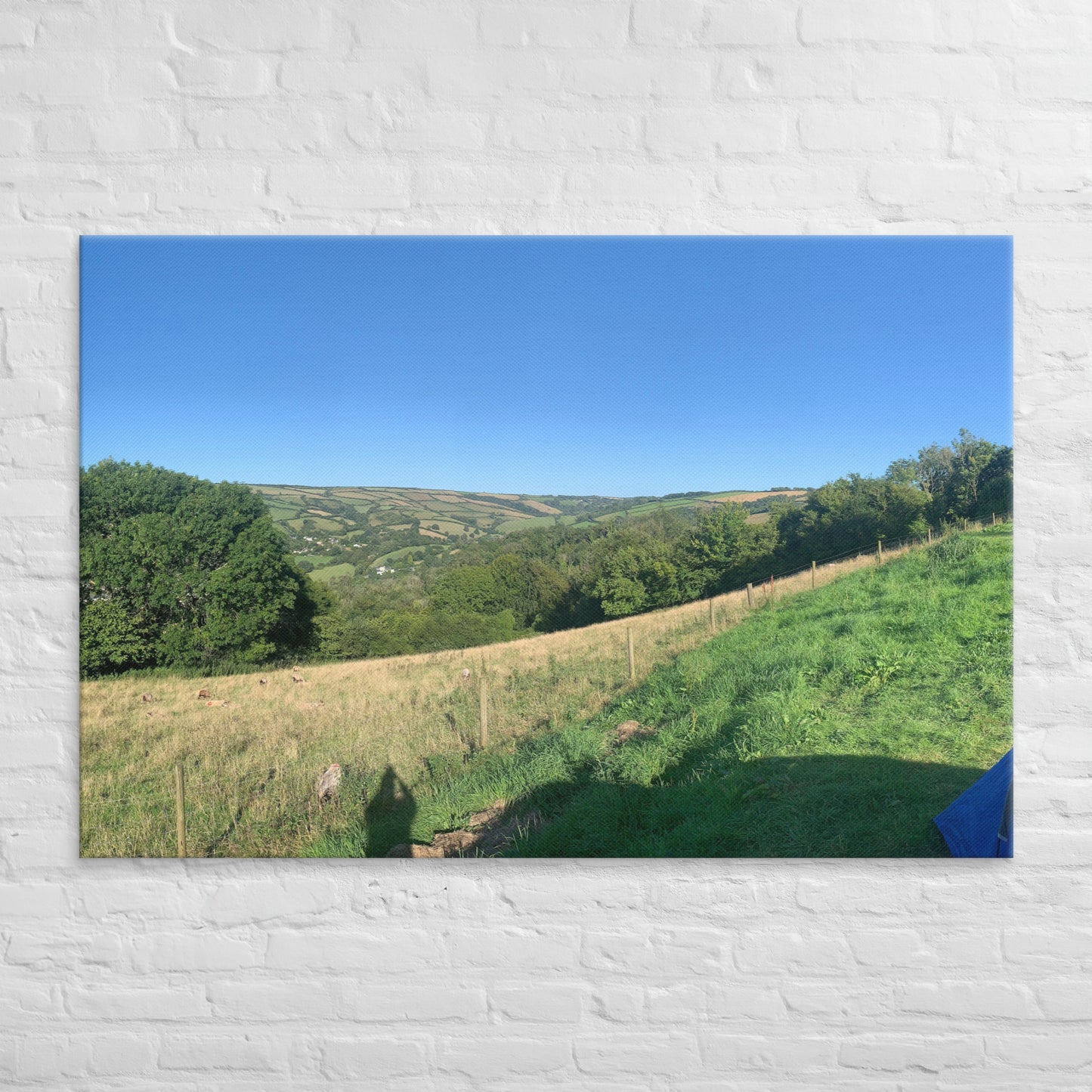 Coombe Martin view on canvas