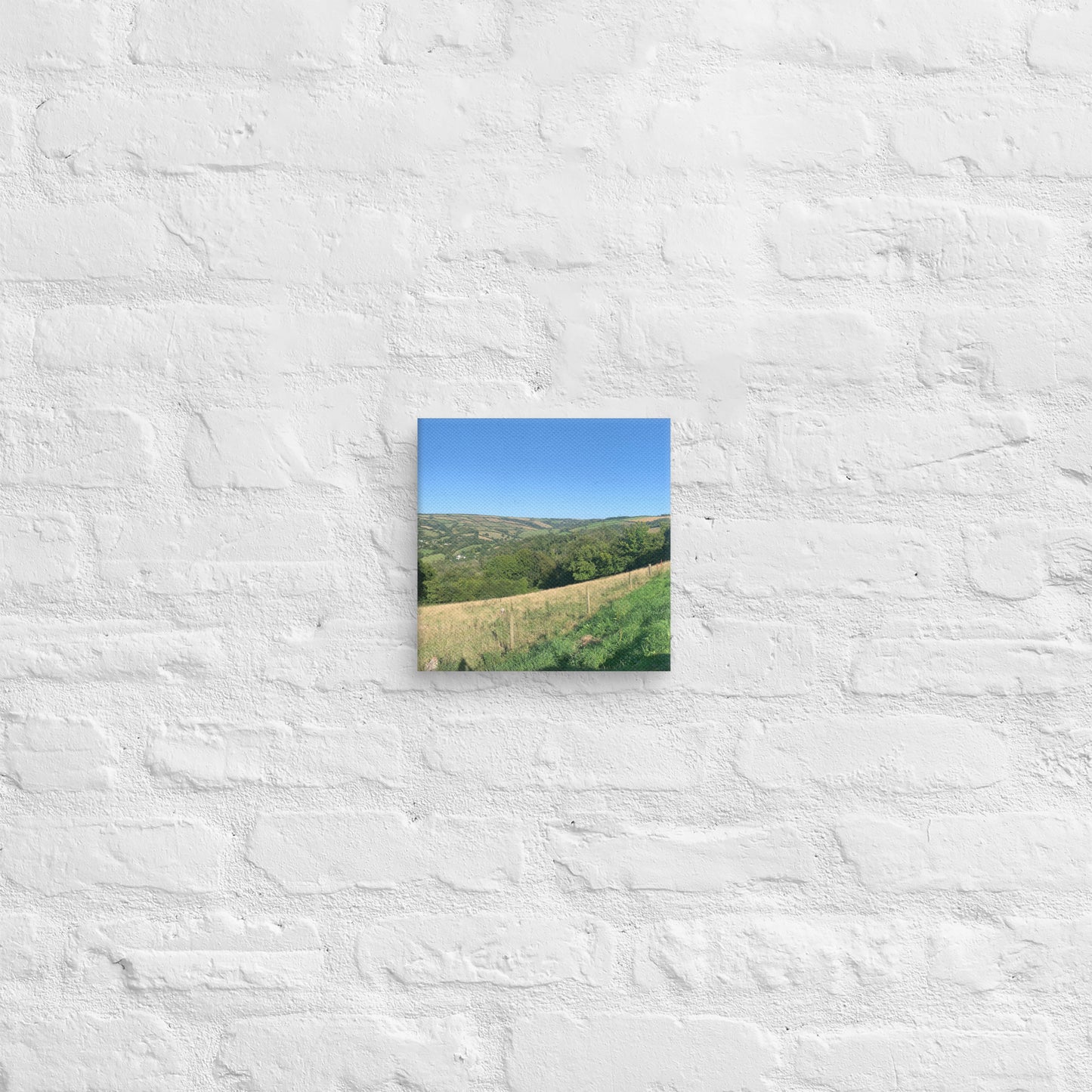 Coombe Martin view on canvas