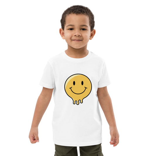 Organic cotton Emoji kids t-shirt