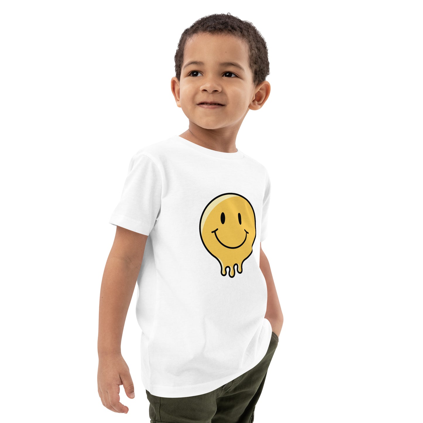 Organic cotton Emoji kids t-shirt